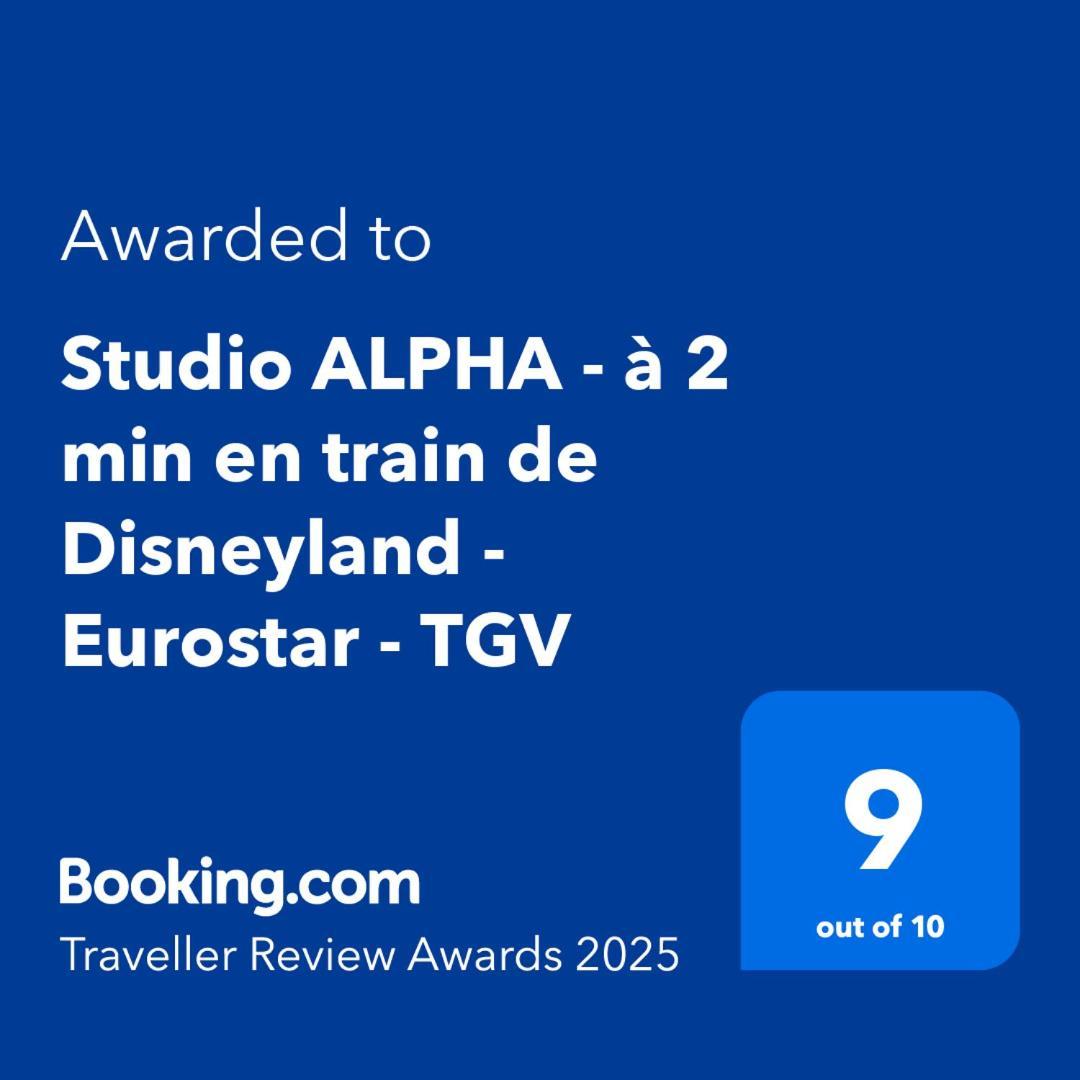 Studio Alpha - 2Min By Train To Disneyland Or 20Min Walk - 5Min Walk To "Val D'Europe" Station Montévrain Exterior foto