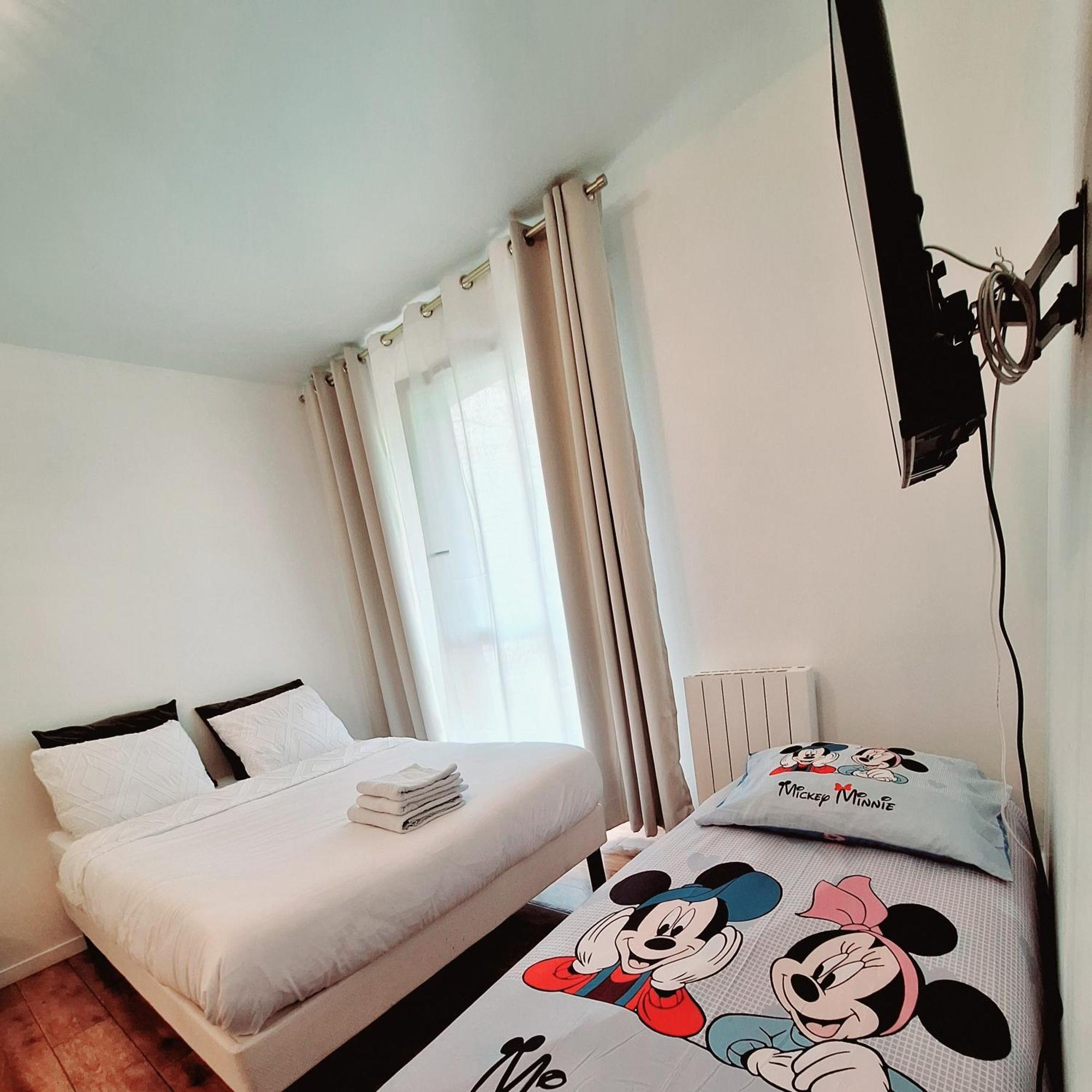 Studio Alpha - 2Min By Train To Disneyland Or 20Min Walk - 5Min Walk To "Val D'Europe" Station Montévrain Exterior foto